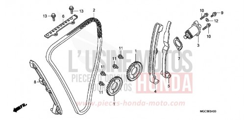 CHAINE A CAMES/TENDEUR CB1100AD de 2013